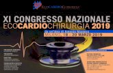 XI CONGRESSO NAZIONALE ECOCARDIOCHIRURGIA 2019 · 15.20 Le tecniche ibride di sostituzione dell’aorta ascendente e dell’arco. Come cambia la tecnica associando le endoprotesi.