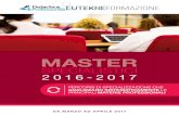 SPECIALISTICI 2 0 1 6 - 2017didacticaprofessionisti.com/master/MSD-16-17/pdf/Master... · 2017. 2. 22. · ZanHotel Europa 22 marzo 2017 28 marzo 2017 05 aprile 2017 ROMA Centro Congressi