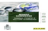 MONDO SOMMERSE - Dab Pumps · Mondo Sommerse conta su un ufficio tecnico e commerciale dedicato che garantisce sviluppo del prodotto, supporto immediato, flessibilità e che consente