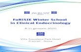 FoRiSIE Winter School in Clinical Endocrinology · Modulo 3 | QUELLO CHE L’ENDOCRINOLOGO DEVE SAPERE DELLA DIAGNOSTICA DEL GH e IGF1 Moderatori: R. Pivonello, C. Scaroni 09.00 Lettura