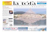la tofa 21 - torreomnia.it tofa 021.pdf · C A T E N E. 2 la tófa numero 21/2006 la tófa progetto grafico Vincenzo Godono Editrice Associazione Culturale “La Tófa” Direzione