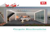 Pergole Bioclimatiche - Allart Center · BIOCLIMA 3 Pergole bioclimatiche in alluminio dal design ricercato e innovativo. In base all’orientamento delle lamelle, la struttura offre