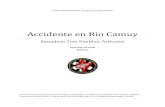 Accidente en Rio Camuy - cuevaspr.org...A las 1330 se informó de accidente en el Sumidero tres Pueblos, del sistema cavernario Rio Camuy (Puerto Rico). Según se desprende de la información