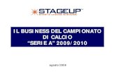 IL BUSINESS DEL CAMPIONATO DI CALCIO “SERIE A” 2009/2010 e Lavoro/2009/08... · combattuto e spettacolare secondo il principio per cui l’incertezza del risultato rappresenta