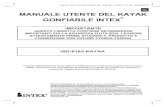 94A MANUALE UTENTE DEL KAYAK GONFIABILE INTEX · (94io) iso kayak (type iiib italian 4.875 x 7.25 05/02/2018 94a manuale utente del kayak gonfiabile intex® importante questo libretto