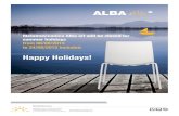 newsletter n.44 FLASH ITA ferie estiv… · Happy Holidays! Metalmeccanica Alba srl will be closed for summer holidays from 08/08/2015 to 24/08/2015 included. METALMECCANICA ALBA
