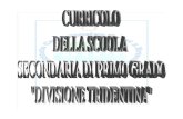 Curricolo secondaria ordinato con filigrana · 4 ITALIANO Traguardi per lo sviluppo delle competenze al termine della scuola secondaria di primo grado L’allievo interagisce in modo