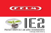 IE2 - Felm · Il “rendimento” descrive come un motore elettrico trasformi efficientemente l’energia elettrica in energia meccanica. In precedenza in Europa, i motori trifase