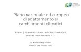 Piano nazionale ed europeo di adattamento ai cambiamenti ... · COM(2009) 147 definitivo LIBRO BIANCO - L'adattamento ai cambiamenti climatici: verso un quadro d'azione europeo 2013