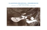 041 - Castelnuovo Tedesco€¦ · Mario Castelnuovo Tedesco è stato storicamente il capostipite di una folta schiera di compositori moderni, italiani e non, interessati alla chitarra.