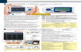 ECG PALMARE 1 CAnALE: CARDIO-A E CARDIO-B€¦ · tablet, disponibili su richiesta protocolli di comunicazione. Fornito con manuale e scatola multilingue (GB, FR, IT, ES). CarattEristiChE