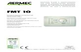 Electrocnic control panel for fan coils Aermec FMT 10 ...planetaklimata.com.ua/instr/Aermec/Aermec_FMT_10_INSTALLATION_… · fmt 10 pannello comandi elettronico per ventilconvettori