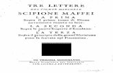 Tre lettere - VELEIA · Title: Tre lettere Author: Scipione Maffei Created Date: 7/10/2010 7:21:36 PM