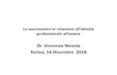 Le vaccinazioni in relazione all’attività professionale .... NICOSIA - Vaccini 2018.pdf · Non deve essere somministrata una dose superiore a quella raccomandata. 3. Vaccino .