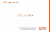 Gigaset GL590€¦ · Ascoltare musica o conversare usando le cuffie ad alto volume può essere sgradevole e causare danni permanenti all'udito. Per prevenire la perdita dell'udito,