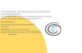 Introduzione all’Agopuntura Auricolare Auricoloterapia · Introduzione all’Agopuntura Auricolare Auricoloterapia Il modello della Neuromodulazione Auricolare (ANM Auricular Neuromodulation™)Giancarlo
