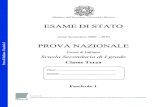 New Fascicolo 1 - INVALSI · 2010. 6. 17. · (Tratto e adattato da: Francesco Piccolo, Storie di primogeniti e figli unici, Feltrinelli, Milano, 1998) 45 50 55 60 65. 4 ITA8 A1.