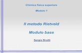 Il metodo Rietveld Modulo base...Metodo Rietvel: formalismo matematico In termini generali il metodo Rietveld di basa su 2 teoremi: TEOREMA DELL’UNICITA’ Ipotesi 1: dato un diffrattogramma