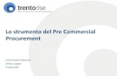 Lo strumento del Pre Commercial Procurementcapacitaistituzionale.formez.it/.../files/pre_commercial_procurement.pdf · Procurement Anna Paola a Beccara Ufficio Legale . Trento RISE