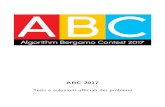 ABC 2017ABC 2017 , 27 maggio 2017 checksum •IT A questo punto, per ogni nuovo pacchetto arrivato con checksum c, iteriamo sui soli divisori di ccon- trollando che in tali posizioni