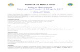 AERO CLUB ADELE ORSI - ACAO No 1 Promozione.pdf · AERO CLUB ADELE ORSI Gara di Promozione Calcinate del Pesce, 15-23 aprile 2017 1° BOLLETTINO L’Aero Club Adele Orsi organizza