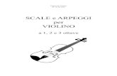 SCALE e ARPEGGI per VIOLINO - e arpeggi per violino a 1, 2 e 3   Classe di Violino M. de Bonfils