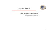 e-government Prof. Stefano Bistarellibista/didattica/master-egov/e-gov... · 2008. 4. 3. · 2 E-gov = Modernizzazione e innovazione della PA ... dell’informazione” italiano,
