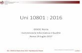 Uni 10801 : 2016 - Civitavecchia · 2017. 9. 28. · Strategia Oceano BLU •La certificazione dell’Amministratore di condominio a Norme di qualità esempio UNI 10801:2016 od alla