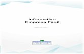 Informativo - Paraná · Informativo concomitante D Secundários. Informativo Empresa Fácil Abril/2020 4 09/2020 14 •Processos impressos: deve seguir o mesmo procedimento de processos