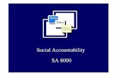New Social Accountability SA 8000 - Consorzio Network · 2017. 1. 2. · SA 8000 La Responsabilità Sociale delle Imprese PRESENTAZIONE DELLA NORMA Modulo di formazione 1 e 2 Rev.