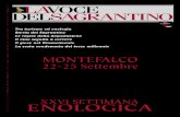 MONTEFALCO 22-25 Settembre - Confraternita del Sagrantino · ANTONELLI Az. Agr. Antonelli San Marco Loc. San Marco, 59 06036 MONTEFALCO (PG) Tel. 0742/379158 • Fax 371063 info@antonellisanmarco.it