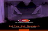 Brochure Jet Pox High Resistant 2016 - pinturasjet.com...• En cámaras frigoríficas. • Interiores de tanques de almacenamiento de combustibles. • Tanques de contención primaria