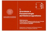 B 1. Grandezze e Fenomenologia dell’Elettromagnetismo · 2020. 10. 27. · 1. Grandezze e Fenomenologia dell’Elettromagnetismo Dipartimento di Ingegneria dell’Energia Elettrica