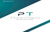 brochure - PURIFYTECH PurifyTech.pdf · Il modulo attivo è programmabile per la sanitizzazione temporizzata dell'ambiente. I programmi digitali del dispositivo consentono di regolare