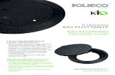 Il chiusino KIO FLOTTANTE KIO FLOATING Manhole cover · KIO 800 D400 floating manhole cover includes the following components: - Circular floating frame in ductile iron with an external