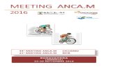 MEETING ANCA MEETING...MEETING ANCA.M 2016 – CICLISMO STRADA E MTB CITTA' KM ALTEZZA PASS/ORE BORDIGHERA(Loc. AMT)) 0 75 (Via dei Colli) vecchia) 2,5 35 (Via Piave) 2,5 20 (Ingresso