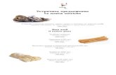 Устричное предложение Le nostre ostriche...2020/09/21  · Соусы, предлагаемые для мяса на гриле: Salse in abbinamento per la carne