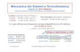 Meccanica dei Sistemi e Termodinamicaweb.fe.infn.it/~savrie/lectures_1011/urti_reazioni.pdfCorso di Fisica 1 mecanica Onde Termodinamica 2) H.C. Ohanian: FISICA ( 1° e 2° vol. )