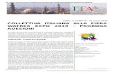 COLLETTIVA ITALIANA ALLA FIERA WATREX EXPO 2019 - … 2019 CIRC. INF... · 2019. 1. 14. · Egitto, IL CAIRO 20 - 22 marzo 2019 COLLETTIVA ITALIANA ALLA FIERA WATREX EXPO 2019 - PROROGA