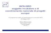 INFN-GRID soggetto incubatore e di coordinamento nazionale ...INFN-GRID soggetto incubatore e di coordinamento nazionale di progetti europei VII programma quadro ed opportunità per