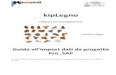 kipLegno · 2020. 10. 13. · kipLegno Progettazione strutture e unioni in legno kipendoff engineering pag.2/14 1. Stampa relazione di calcolo Pro_SAP I dati utili nel progetto delle