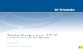 Tekla Structures 2017 Definisci componente personalizzato. Creazione di un componente personalizzato