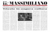 Con particolare impegno ed entusiasmo si apre la nuova stagione … d'Arte Online/IL MASSIMILIANO... · 2012. 1. 4. · GEREMI Via dell’Annunziata, 5 - (angolo Via Cadorna) Trieste