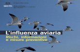 Rischi, informazioni e misure preventive · I virus che causano l’influenza aviaria sono di diverso tipo: al momento, quello che suscita maggiori preoccupazioni, avendo causato