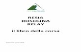 RESIA ROSOLINA RELAY il libro della corsa...2020/08/03  · notte, è necessario essere preparati per gli estremi del clima caldo e freddo, così come per la pioggia. 20200803 il libro