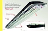 EXEL-L · - Zona 1, 2, 21, 22 Strisce LED Cerniere Dettaglio interno armatura illuminante Coppa trasparente ... IEC Ex CML 15.0044X Per tutti i dati di certificazione IEC Ex e TR