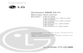 LG USA - Sistema MINI HI-FI...Lasocieta LG ELECTRONICSITALIAS.p.A. dichiara che il prodotto LM-U1350, LM-U1050, LM-U550, LM-W550e costruito in conformita alle prescrizioni del D.M.n˚548