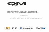 MODULATORE DIGITALE TERRESTRE FULL HD con ......QM-Products DHM3000 manuale ITA v1.0 4 2. INTRO Complimenti per aver acquistato un DHM3000. Siete ora in possesso di un modulatore RF