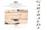 Fondo Curatulo Garibaldi - · PDF file 2020. 6. 10. · Cultore di storia del Risorgimento, il Curatulo raccolse un’ampia e varia documentazione riguardante Giuseppe Garibaldi. Il