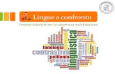 Lingue a confronto - formazioneloescher.it€¦ · Lingue a confronto: morfologia Le categorie grammaticali e il modo di esprimerle variano da una lingua all’altra. Genere: it.